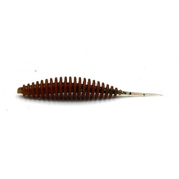 Силіконка для риби, Taipan Maggot, 1,7 дюйма, 20шт/уп, колір №01 Green pumpkin